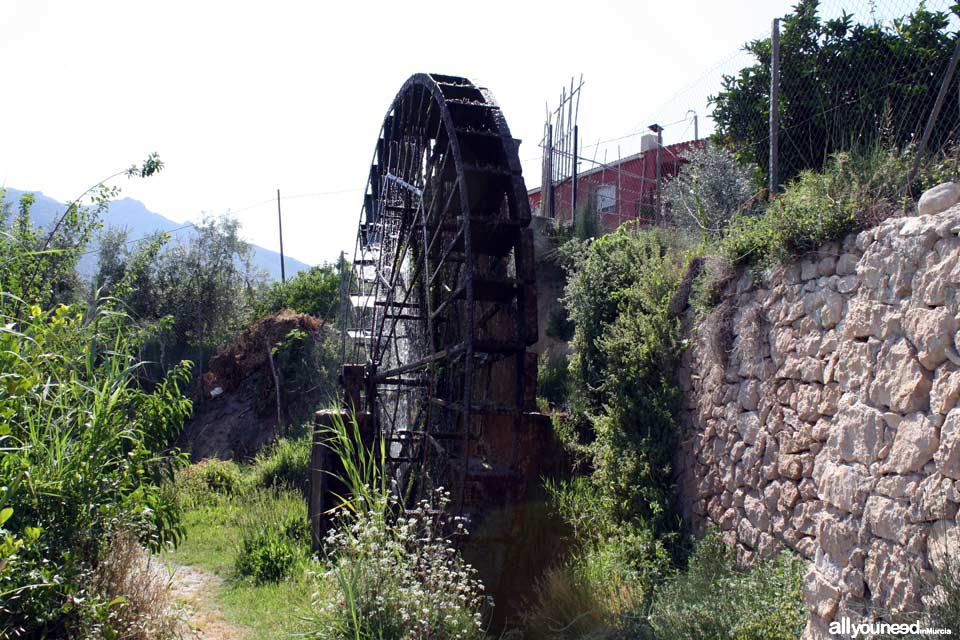 Waterwheel Route in Abarán, Murcia. Candelón Waterwheel
